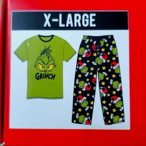 NIB: 🤵♂UNISEX🙍♀️GRINCH PAJAMA SET ✨️BONUS: GRINGH SOCKS✨️ - Picture 8 of 8